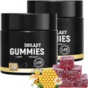 Himalayan Gold Grade Shilajit Gummies with Manuka Honey for Men &amp; Women TEN Blood Orange Oil Flavor TEN 85+ Trace Minerals " Fulvic Acid for Focus " Energy Healthy Gummies -30 Count (2)