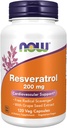 AHORA Suplementos, Resveratrol natural 200 mg con extracto de vino tinto, 120 cápsulas de veg