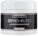 Gyno Burn Gynecomastia Crema Nuevo 4 onzas Jar. Burn Stubborn Chest Fat y Firme Sus Pecs. Crema de quemador de grasa trabaja para hombres y mujeres