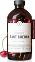 Rowe Casa Organics Tart Cherry Apoyo al sueño orgánico con Valerian Root, apoya el reglamento del ciclo del sueño y la recuperación del músculo (16 Fl Ounces)