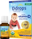 Ddrops Baby 400 IU, Vitamina D, 90 gotas 2.5mL (0.08 Fl. Oz (Pack of 1))