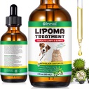 Tratamiento de Lipoma Metas Guardia para perros Bombas y bombas 2 fl.oz, Tratamiento de Lipoma para perros Gatos, Bombas de grasa suavizadas " , Aceite de Castor para mascotas, Suplementos Reducción de Lipoma, Apoyo Inmunitario