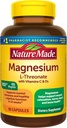 Nature Made Magnesium L-Threonate with Vitamin C & Vitamin D3, Proporciona 130 mg de Mag a partir de 1800 mg Magnesium L Threonate, Cognitive Support Magnesium Suplemento, 90 cápsulas, 30 Day Supply