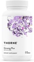 THORNE - Ginseng Plus - Supports Focus, Cognition, Memory & Resilience to Stress* - with Korean Red Ginseng, Lion's Mane & Greek Mountain Tea - Soy, Gluten & Dairy Free - 60 Capsules