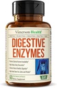 Enzymes Digestivos - Probiótico Multi Enzyme (Enzimas Digestivas) - Suplementos Digestivos con Fórmula Única Makzyme-Pro - Enzimas Avanzadas para la Digestión, Movimientos Bowel & Absorción Nutriente. 60 Caps