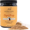 Alfa Dog Nutrition OptiPup All-in-1 Puppy Multivitamin Contiene 31 Superfoods Incluyendo Probióticos y Prebióticos para el soporte digestivo, la salud de la piel y el crecimiento óptimo (60 Servings)