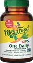 MegaFood Kids One Daily Multivitamin - Conveniente Mini Multivitamínico para Niños - con zinc, vitaminas C, B & D - Vegetariano, Gluten Gratis, No GMO - 60 Tablets, 60 Servings