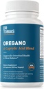 Dr. Tobias Oregano y Acid Blend caprílico, Complejo Gut Flora Balance con Probióticos " Enzymes for Intestinal and Immune Support, Gut Health Supplements for Women " Men, 60 cápsulas, 30 servicios