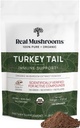 Mushrooms reales Turquía Tail Mushroom Powder – Orgánica Turquía Tail Extracto de – para Wellness, Gut Harmony, " Energy Support – Vegan, No GMO, No Fillers – 100 Servings Funal Mushroom Suplemento
