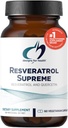 Designs for Health Resveratrol Supreme - Trans Resveratrol from Japanese Knotweed + Quercetin - Healthy Aging + Cardiovascular Support Supplement, Non-GMO (60 Capsules)