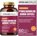Pyrroloquinoline Quinone-PQQ Suplemento 20 mg-Apoyos Salud del Corazón*-Sin gluten,No-GMO,Vegetarian-60 Veg Capsules