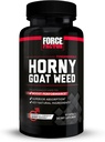 Factor de fuerza Horny Goat Weed for Hombre, Natural Male Drive and Vitality Supplement with Natural Ingredients for Superior Absorption, Fundamental Series, 750mg, 60 Capsules
