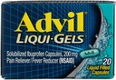 Alimentador de Dolor Advil/Fever Reductor Liqui-Gels 20 CP - Comprar Packs y Guardar (Pack of 2)