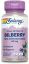 SOLARAY Bilberry Berry Extracto 60 mg  Powerful Antioxidant TEN Healthy Vision &amp; Circulation Support ← 60 VegCaps