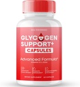 Glycogen Support Capsules, Advanced Formula Support Supplement, All Natural Formula Pills to Maintain Healthy Levels, Total Wellness - Maximum Strength, Glycogen Support Pills Reviews (60 Capsules)