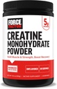 Factor de fuerza Cretina Monohydrate Powder, 5g Micronized Dose to Support Muscle Growth, Strength, Recovery, Cognitive Health & Memory, Unflavored, 60 Servings