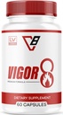 LIVORKA Vigor 8 for Men, Premium Formula, Male Supplement, 60 Capsules for 1 Month