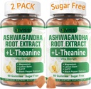 NEVISS Ashwagandha Gummies 2000mg, Feel Refreshed, Plus Proprietary Blend with L-Theanine, 5-HTP, Lemon Balm, Magnesium for Calm, Zzzs &amp; Relax Support, 120 Count