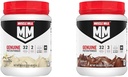 Muscle Milk Genuine Protein Powder Bundle, Vanilla Crème 1.93 libras 12 serviendo 32g Protein 2g Azúcar y Chocolate 1.93 libras 12 serviendo 32g Protein 3g Azúcar