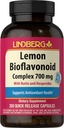 Complejo Bioflavonoide de Limón Lindberg TEN 700mg ANTE 250 Capsules Silencioso Suplemento con Rutina y Hesperidina ANTE No GMO, Gluten Free