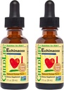 CHILDLIFE ESSENTIALS Echinacea for Kids - Kids Echinacea Drops, Liquid Tincture, Alcohol Free Supplement for Babies, Toddlers, Children - Natural Orange, 1 Fl Oz (Pack of 2)