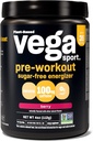 Vega Sport Sugar Free Pre-Workout Energizer, Berry - Pre Workout Powder for Women &amp; Men, Supports Energy and Focus, Electrolytes, Vegan, Keto, Gluten Free, Non GMO, 4 oz