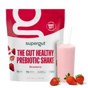 Shakes Prebióticos Supergut ← Reemplazo de comida de comida de comida, comida, Snack (Strawberry, 14 porciones)