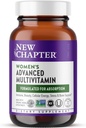 New Chapter Women's Multivitamin Advanced Formula for Stress, Bone, Immune, Beauty & Energy Support, Higher Levels of Whole-Food Fermented Essential Nutrients for Women + Iron + Vitamin D3, 72 Count
