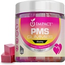 Impacto PMS Gummies – 60 Conde Mujeres Multivitaminas, Menstrual Cramp Relief PMS – Complementos de Soporte PMS Relief &amp; Natural Hormon Balance