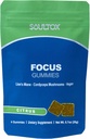 Soultox Focus Mane Gummies de León - Citrus Flavor - Fórmula Vegan con los leones orgánicos Mane y Cordyceps - Mejorar la memoria, el foco y la energía - Citrus Flavor - Single Pack