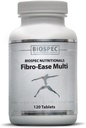 BIOSPEC NUTRITIONALS Fibro-Ease Multi - Contiene vitaminas esenciales " Minerales - Apoyo a la producción de energía " Salud general (120 cápsulas)