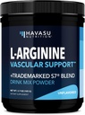 L-Arginine Powder - Nitric Oxide Suplemento para Hombres y Mujeres con L-Citrulline y Beet Root - Pre y Post Workout Apoyo para la Resistencia y la Recuperación - Desenflavorado, 1 Month Supply (30 Scoops)