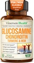 Glucosamina Chondroitin MSM – Suplemento de Apoyo Conjunto para Mujeres y Hombres con Sulfato de Glucosamina 1500 mg, Condroitina y MSM – para el cartílago, salud conjunta y flexibilidad – 90 cápsulas