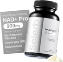 Selerb NR900 - NAD+ Suplemento para soporte de envejecimiento de la piel, apoyo energético celular y foco, alta potencia - 60 cuenta - Suplementos de bienestar Dietario