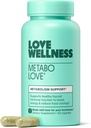 Love Wellness Metabolove ← Metabolism Booster for Women Suplemento Silencio Combat Cravings " Boost Energy Supplement Silencio Cortisol " Thyroid Support for Women TEN Stimulant Free, Vegan " Gluten-Free tención 60 Con