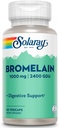 SOLARAY Bromelain Suplemento, 1000mg tención 60 Conde