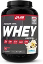 Lab Nutrition Premium, 100% Whey Protein Powder, Build muscl, Gluten Free, 25 g Protein, Delicious Vainilla Flavor, 5.7 Lbs - 74 Servings.