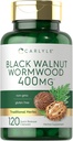 Carlyle Black Walnut Wormwood ← 120 Capsules  durable Herbal Complex ← Non-GMO, Gluten Free