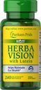 El orgullo de Puritan Herbavision con Lutein, Zeaxanthin, Bilberry Softgels, 240 Conde