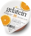 Medtrition Gelatein Naranja: 20 Gramos de Proteína. Libre de azúcar. Ideal para dietas líquidos claras, tragar dificultades, bariatría, diálisis y oncología. Gran pre o post-Workout Snack. (12 Pack)