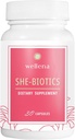 Wellena She-Biotics de Magdalena TENIDO 30 Capsules, 30 Servimientos