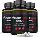 Laboratorios Justificados (3 Pack Vigor Ahora Max 1600MG Advanced Men's Health Fórmula 180 Capsules
