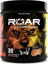 Regla 1 R1 Roar - Pre-Workout Powder con Creatina, Beta-Alanina, Citrulline, Electrolitos &amp; Caffeine (30 Servimientos, Peach Mango)