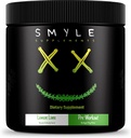 Smyle USA Pre-Workout Powder Lemon Lime - Pre Workout Energy with 400mg Alpha GPC + 167mg Caffeine y 1667mg Beta-Alanine Performance Blend ← 30 Servings