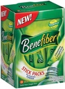Benefiber Fiber Sugar-Free En los paquetes Go Stick, Desflavorado, 28 ea (Pack of 9)