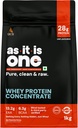AS-IT-IS Nutrición Whey Protein Concentrate 80% - 1kg/35.2 Afluencia cruzada Oz Microfiltered ← Inflavoured ← Tested for Purity ← No-gmo y sin gluten No Preservatives