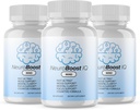Oficial... 3 Pack - NeuroBoost IQ Brain Supplement - Maximum Strength NeuroBoost IQ Mind Advanced Formula with Fish Oil, Ginkgo Biloba - Neuro Boost IQ Supplement Reviews (180 cápsulas)