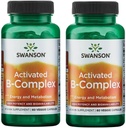 Swanson Activeted B-Complex - High Potency and Bioavailability (60 Veggie Capsules) (2 Pack)