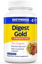 Enzymedica Digest Gold + Probióticos, 2-en-1 Fórmula para Gut Health, Enzymes Digestivos & 1 Billion Culturas Probióticas Activas, 90 Cuenta (FFP)