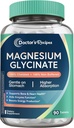 Recetas del doctor Magnesium Glycinate, Magnesio Chelated con alta absorción " No amortiguado, Fácil en Stomach, Sin gluten, Bone, Nerve " Energy Support, 90 Tablets